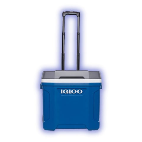 Igloo Latitude 30-Qt Roller Cooler Indigo Blue